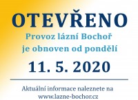 Od pondělí 11.5. máme OTEVŘENO!! 